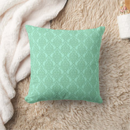 Almofada Padrão dama de verde brilhante hortelã
