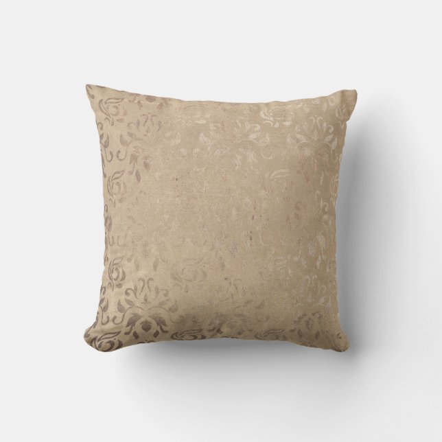 Almofada Padrão Damask Vintage (Frente)