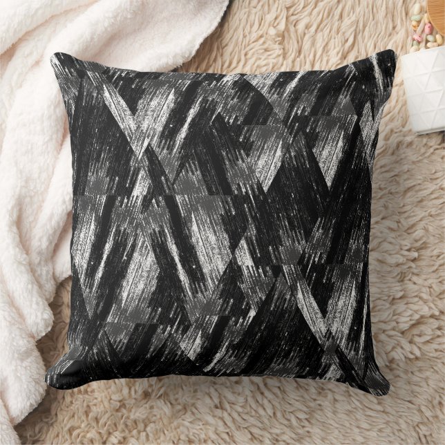 Almofada padrão de abstrato grunge. (Cobertor)