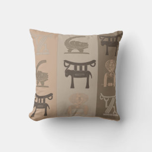 Almofada padrão de animais africanos