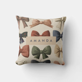 Almofada Padrão de Arco de Imagem Personalizada do Monogram