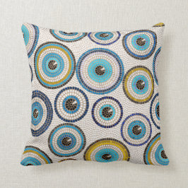 Almofada Padrão de Azulejo do Mau Mosaico