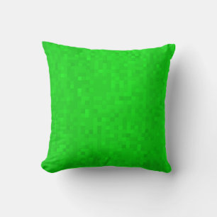 Almofada Padrão De Azulejos Mosaicos Verde Quente, Jogue C