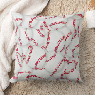 Almofada Padrão de Baseballs em Camadas