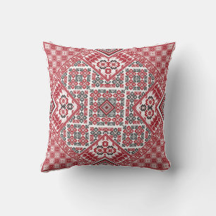 Almofada Padrão de bordados palestino 2