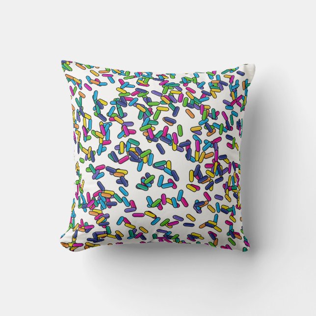 Almofada Padrão de borrifadas espalhadas (Frente)