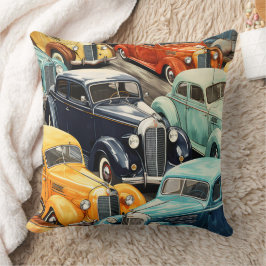 Almofada Padrão de Carros Clássicos