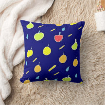 Padrão de Cores Neon Tropicais do Fruta