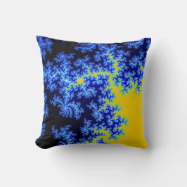 Almofada Padrão De Cristal De Gelo Fractal De Mandelbrot