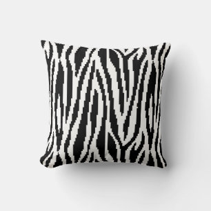Almofada Padrão de Design de impressão de pixel zebra de 