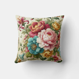 Almofada Padrão de Design de Motif Floral Grande 1