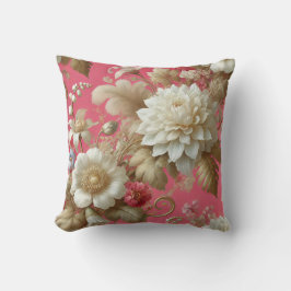 Almofada Padrão de Design de Motif Floral Grande 8