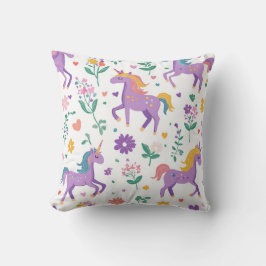 Almofada Padrão de energia da garota roxa