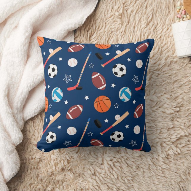 Almofada Padrão de esportes de beisebol  (Cobertor)