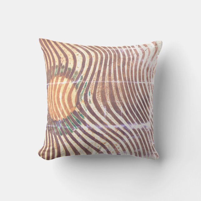 Almofada Padrão de Estampa de Zebra Shibori (Frente)