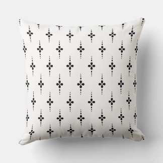 Almofada Padrão de Estilo Escandinavo Preto e Branco