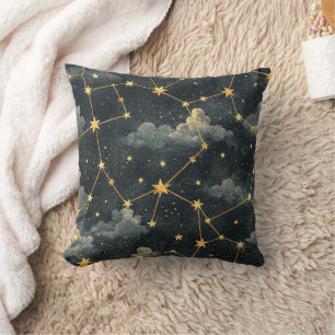 Almofada Padrão de Estrelas da Constelação Celeste (1)