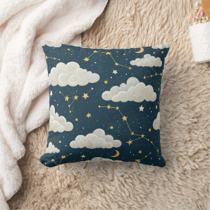 Almofada Padrão de Estrelas da Constelação Celeste (6)