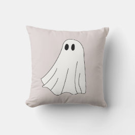 Almofada Padrão de Fantasma Pastel Fofo