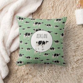 Almofada Padrão de Fazenda de Vaca Personalizada