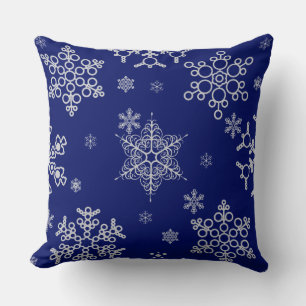 Almofada Padrão de Floco de Neve na moda e Elegante