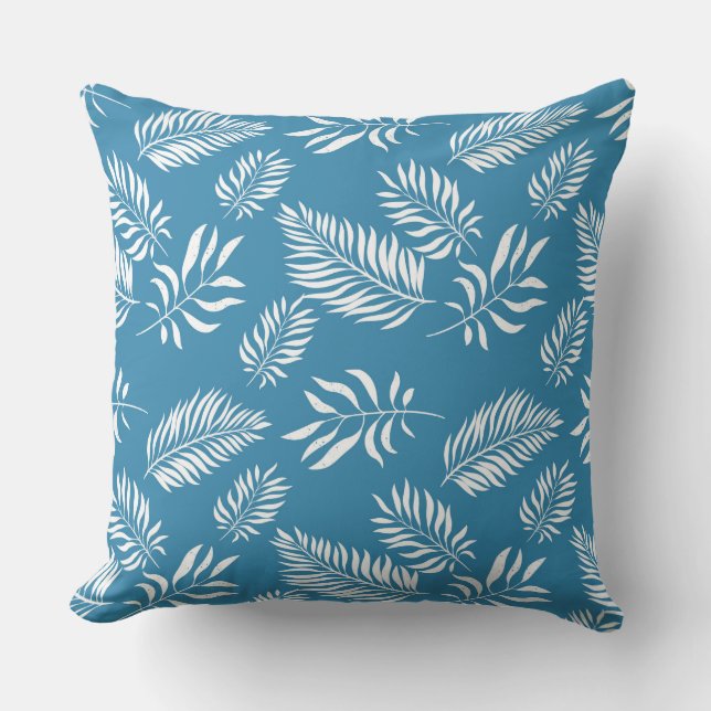 Almofada Padrão de Folhas 13 (Frente)