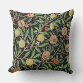 Almofada Padrão de Frutas de William Morris (1862) 