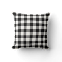 Padrão de Gingham Preto e Branco