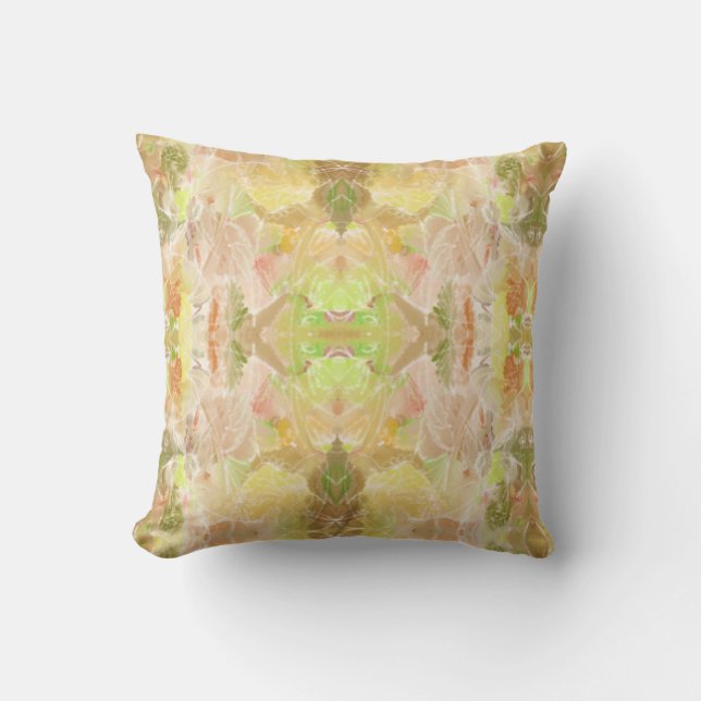 Almofada Padrão de Impressão do Designer de Aquarelas do Pa (Frente)