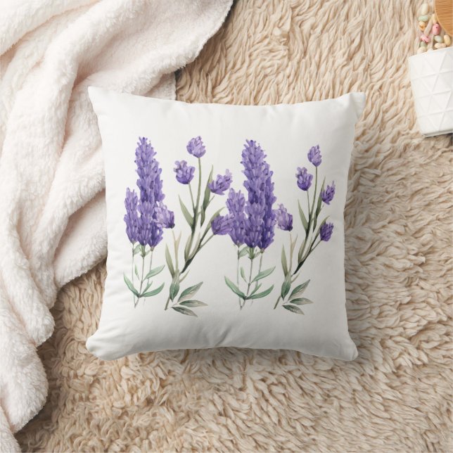 Almofada Padrão de Lavanda francês (Cobertor)