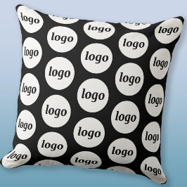 Almofada Padrão de logotipo simples promocional de negócios