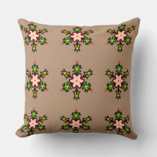 Almofada Padrão de Mandala Floral