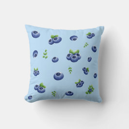 Almofada Padrão de mirtilo