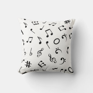 Almofada Padrão de música