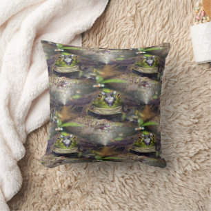 Almofada Padrão de Natureza do Rosto Grosso