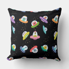 ALMOFADA PADRÃO DE NAVIOS OVNI