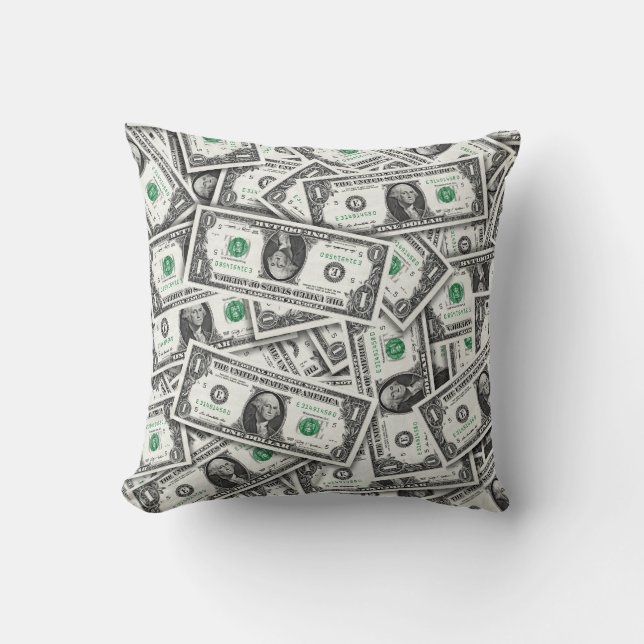 Almofada Padrão de Nota de Um Dólar (Frente)