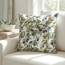 Padrão de oliveira em aquarela verde salvia no est