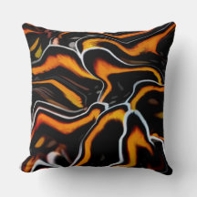 Padrão de Onda de Ferrugem Design de Travesseiro A