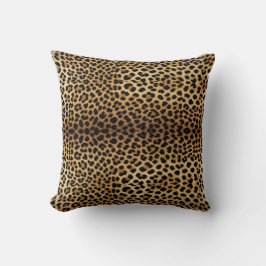 Almofada Padrão de Pele de Leopardo