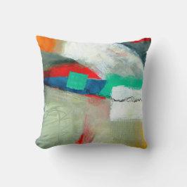 Almofada Padrão de pintura colorido misto elegante abstrato