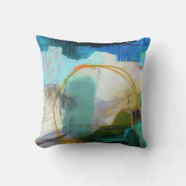 Almofada Padrão de pintura colorido misto elegante abstrato