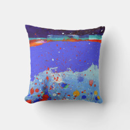 Almofada Padrão de pintura elegante e abstrato e colorido
