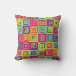 Almofada Padrão de Quadrados