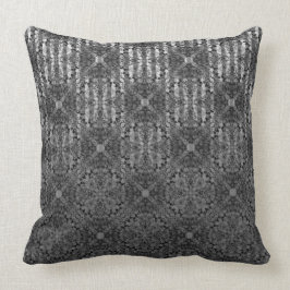 Almofada Padrão de Regência de Hollywood das Cinzas de Prat