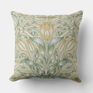 Almofada Padrão de Romã Antiga Lírio de William Morris