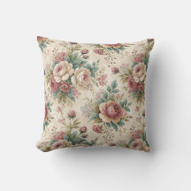 Padrão de Rosa Inglesa em Chintz Botânico Vitorian