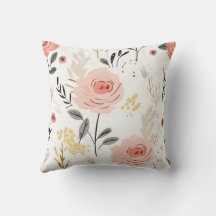 Padrão de Rosas de Boho Cute