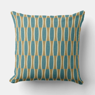 Almofada Padrão de stripes de pino moderno do Meio século r