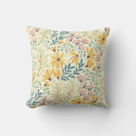 Almofada Padrão de superfície floral - Papel de parede Abst